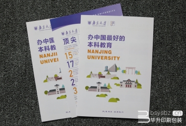 办中国最好的本科教育、南京大学四折页新半岛娱乐有限公司